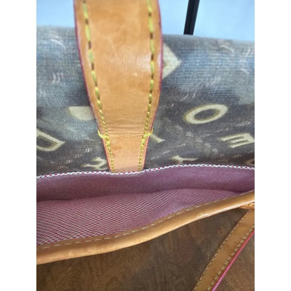 Dooney & Bourke Brown Monogram Crossbody with Tan Trim - Picture 5 of 12